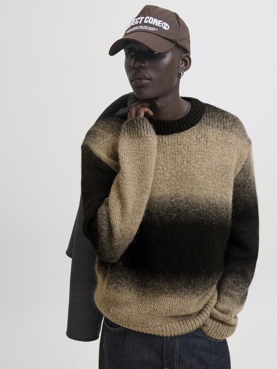 Produktbild Jack & Jones Jcofade Space Dye Crew Neck Styd Aw25 (XL)