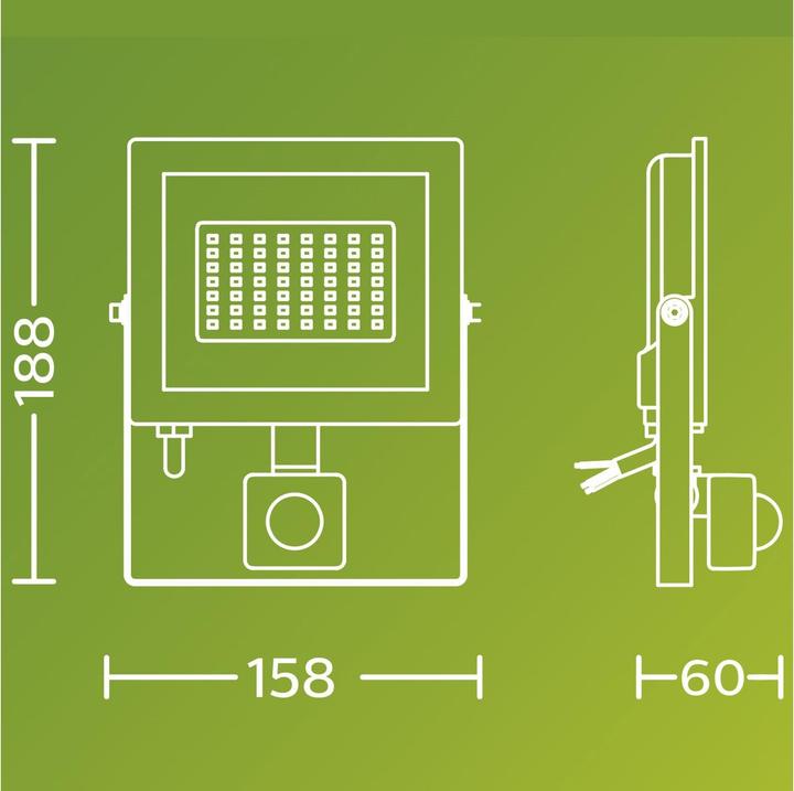 Produktbild Philips Outdoor Flutlicht Lois (3200 lm, IP65)