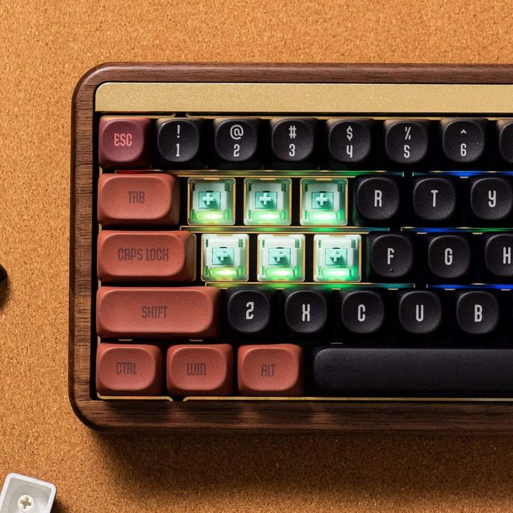 Actual product image Akko Botany Switch, mechanical, 5-pin, linear, MX-Stem, 38g - 45 pieces