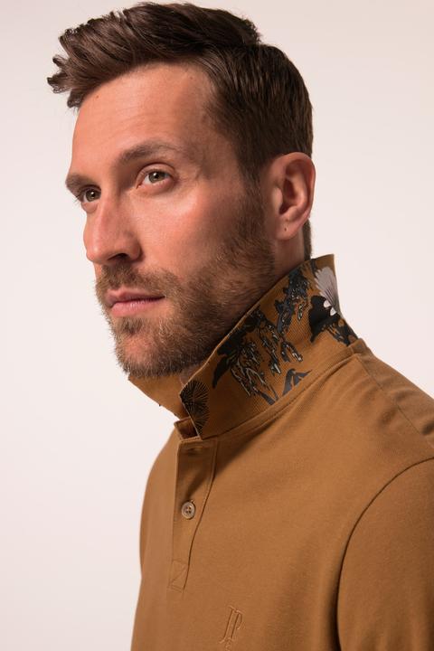 Produktbild JP1880 Poloshirt, Halbarm, Piqué, Unterkragenprint (7XL)