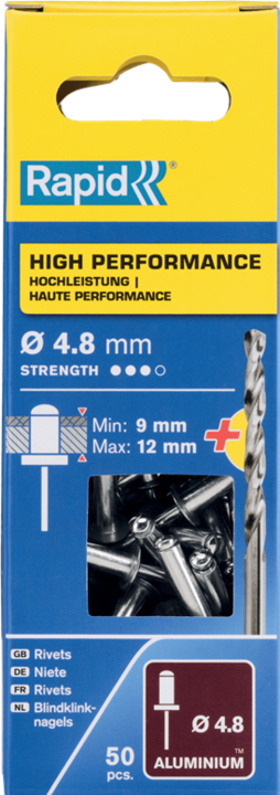 Produktbild Rapid Universal Blindniete Ø 4,8 x 16 mm