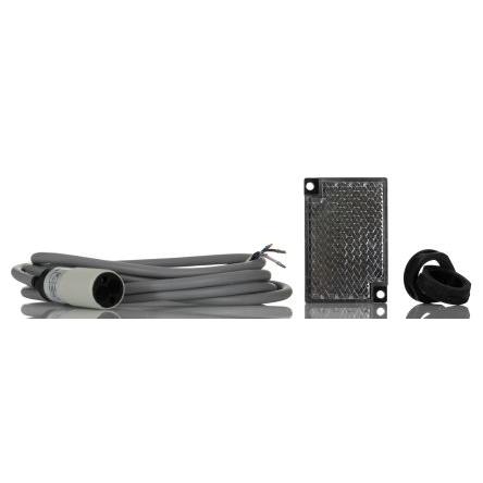 Rs Pro zylindrisch Optischer Sensor, Reflektierend, Bereich 3 m, NPN Schliesser/Öffner Ausgang, Ansch, Elektronikmodul