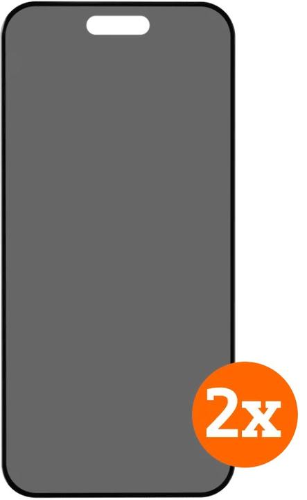 Actual product image Bluebuilt iPhone Privacy Filter Screen Protector Glass Duo Pack (2 pcs., Apple iPhone 16)