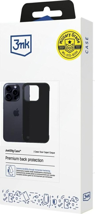 Produktbild 3MK Etui Just20g Matt Case do iPhone 16 Pro Max (Apple iPhone 16 Pro Max)