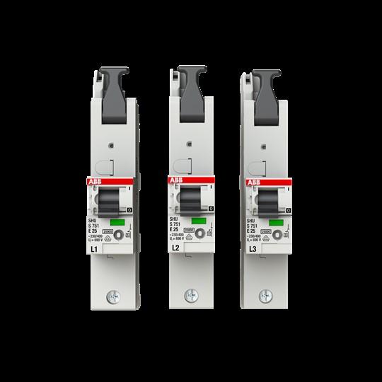 ABB, Schutzschalter, HLSS751-E25 (3-er Set L1,L2,L3) Hauptsicherungs-Automat