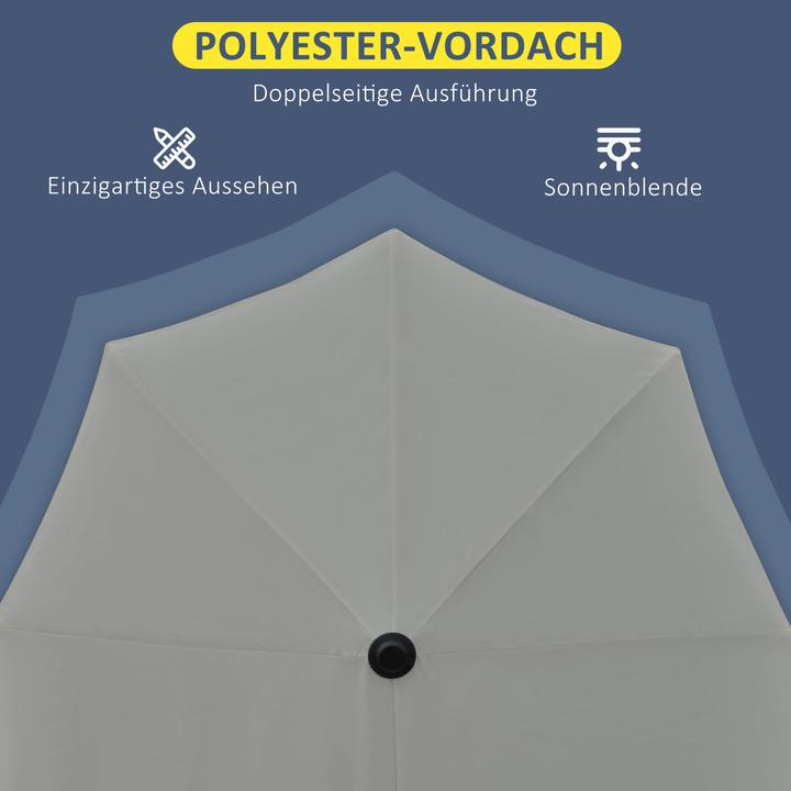 Actual product image Outsunny Parasol Waterproof, UV-resistant (2 m)