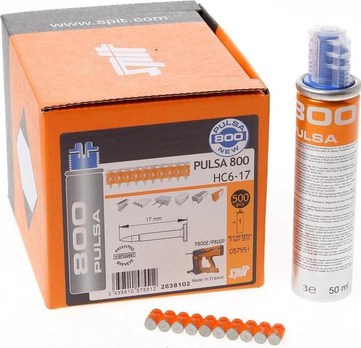 Actual product image Spit Nails (500 pcs., 17 mm)