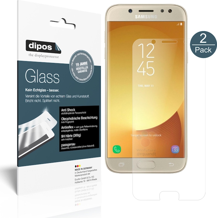 Produktbild Dipos Displayschutz Anti-Shock (2 Stück, Samsung Galaxy J5 (2017))