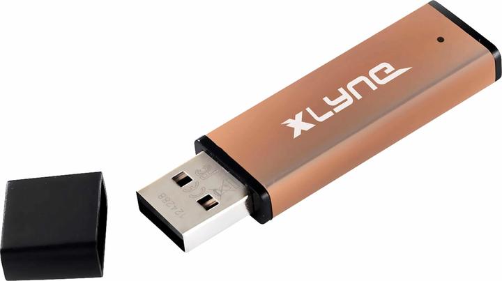 Produktbild Xlyne ALU USB-Stick 128 GB Aluminium Bronze 177570-2 USB 2.0 (128 GB, USB-A)