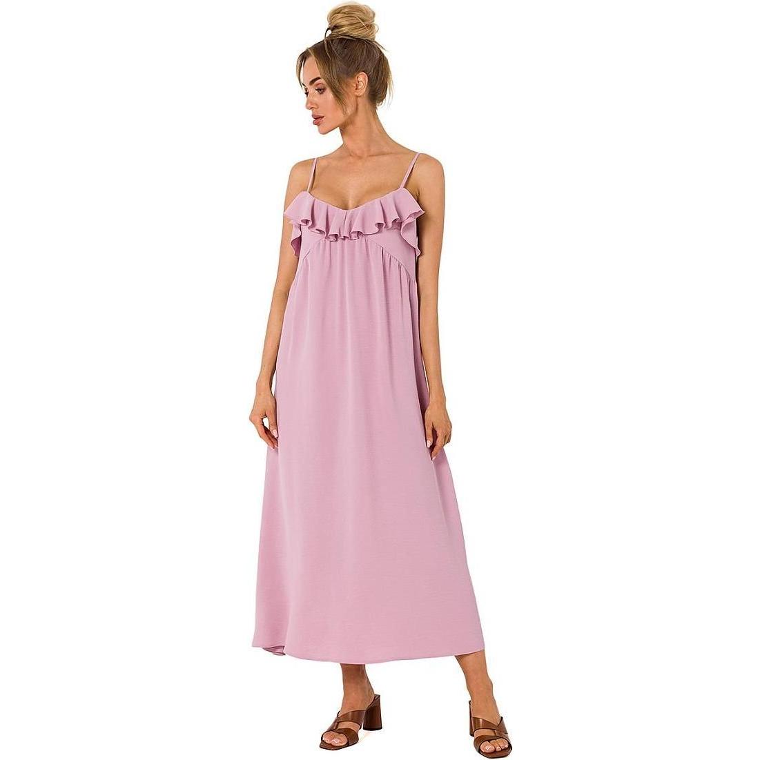Made of Emotion, Damen, Kleider, Alltagskleid Moe, Rosa, (XXL)