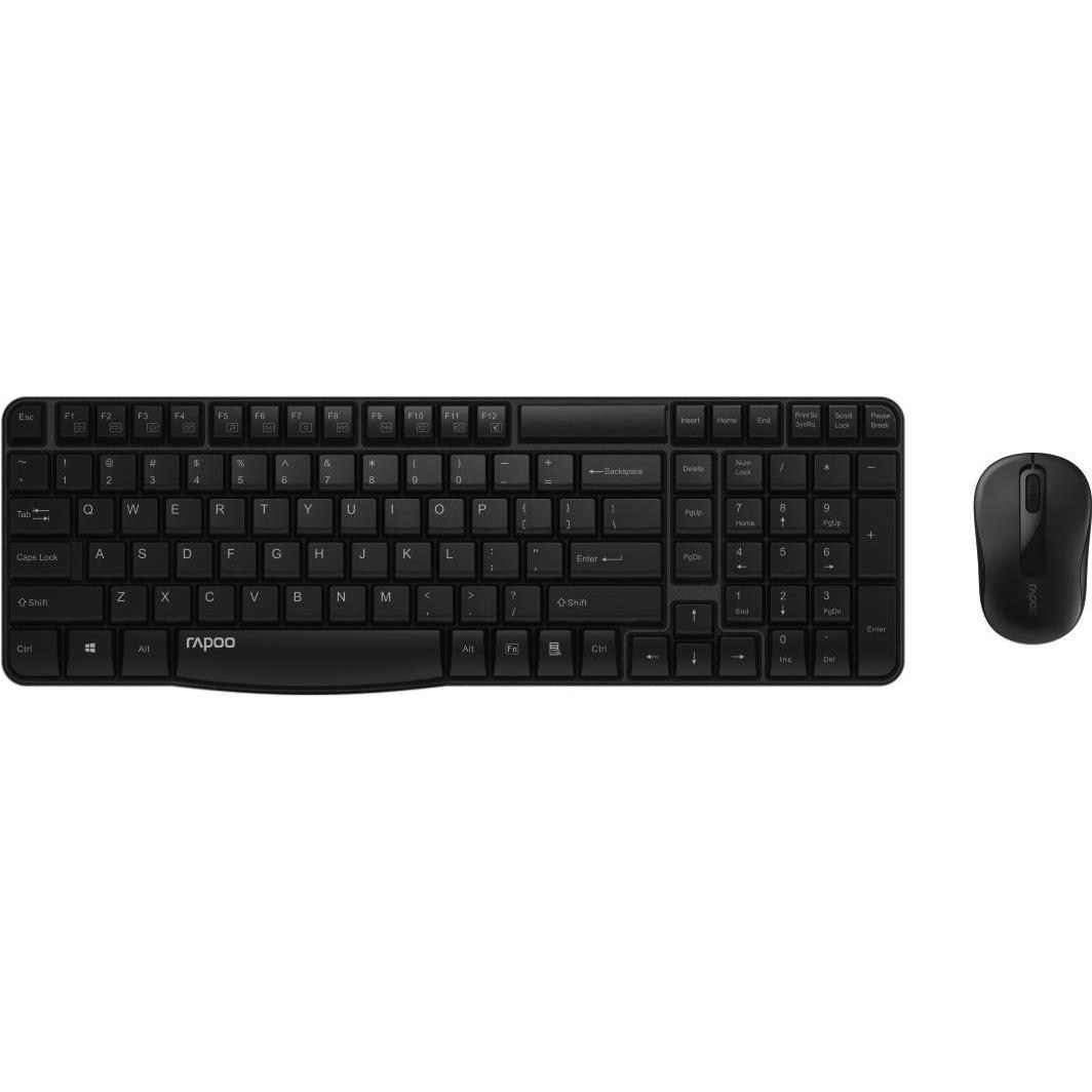 Thumbnail - Rapoo X1800S (DE, Kabellos), Tastatur, Schwarz