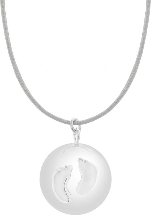 Immagine prodotto Proud MaMa Palla Bola / collana di gravidanza Sofie, piedi / grigio (Argento)