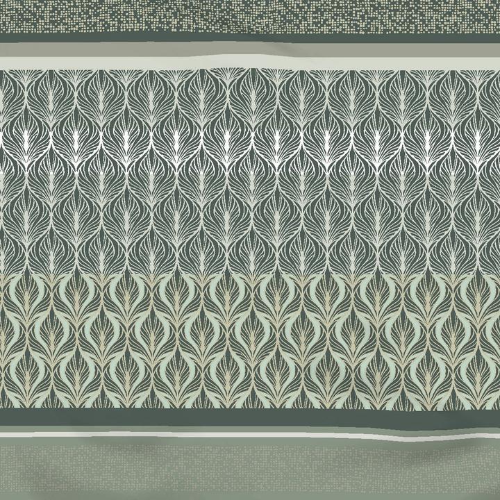 Produktbild Kaeppel Biber Bettwäsche Valencia jade (Duvetbezug, 155 x 220 cm, 80 x 80 cm)