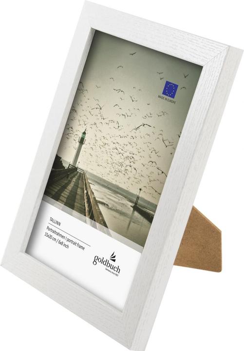 Produktbild Goldbuch Tallinn weiss 15x20 Holzrahmen Portrait 920394 (15 x 20 cm)