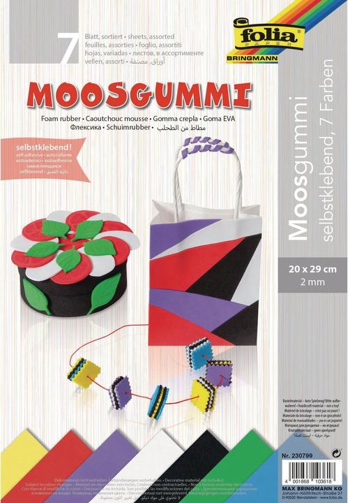 Actual product image Folia Foam rubber set