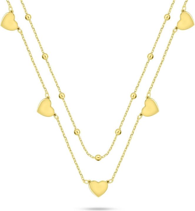 Produktbild Brilio Silver - Double Silver Cross Necklace NCL157W (Silber)