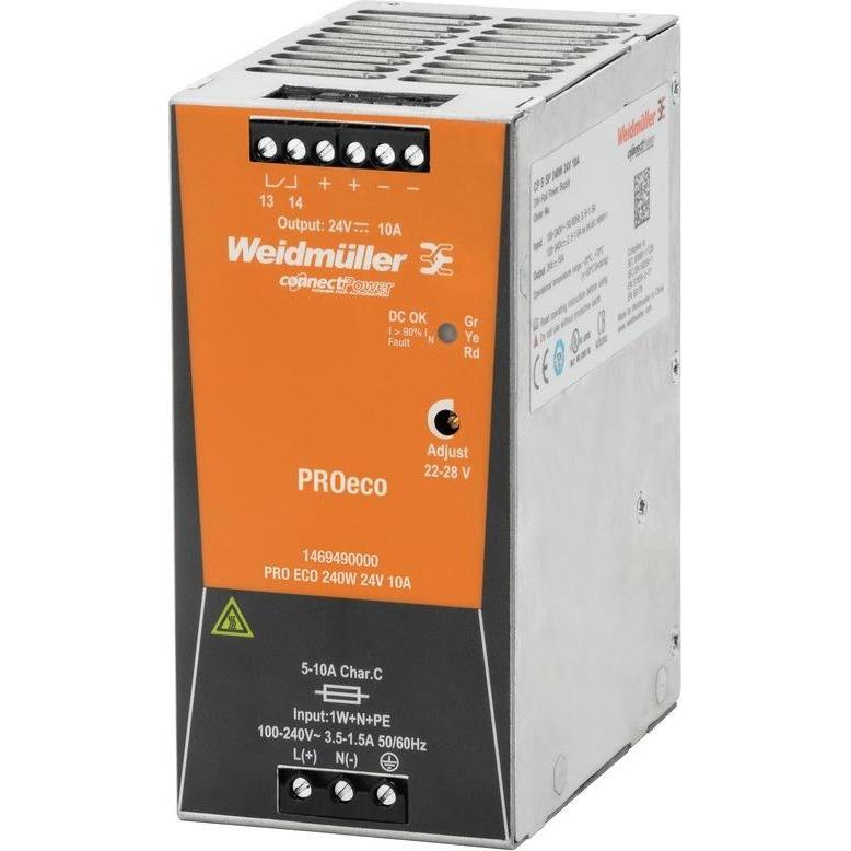 Weidmüller, Systemstromversorgung, PRO ECO 240W 48V 5A