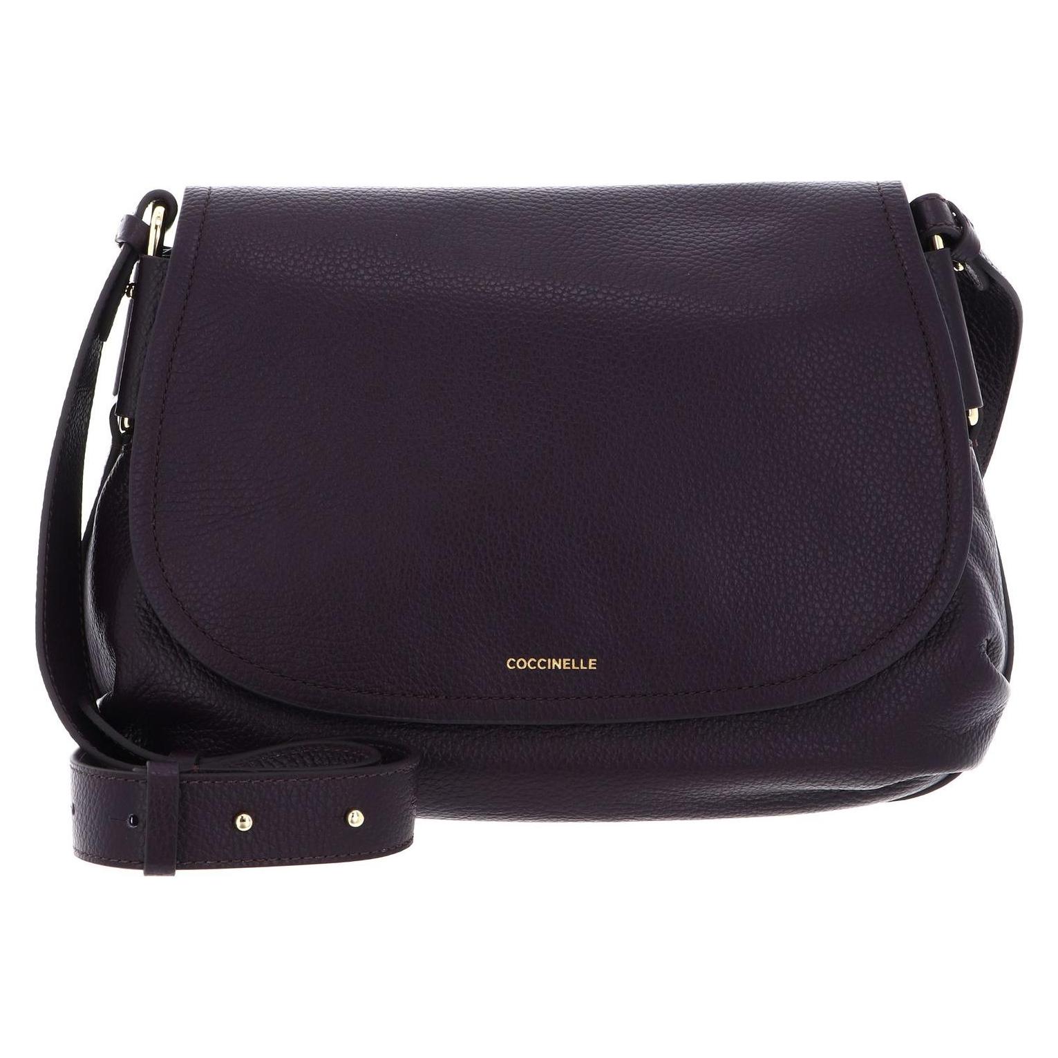 Coccinelle, Damen, Handtasche, Rebekka Handbag Grained Leather, Violett