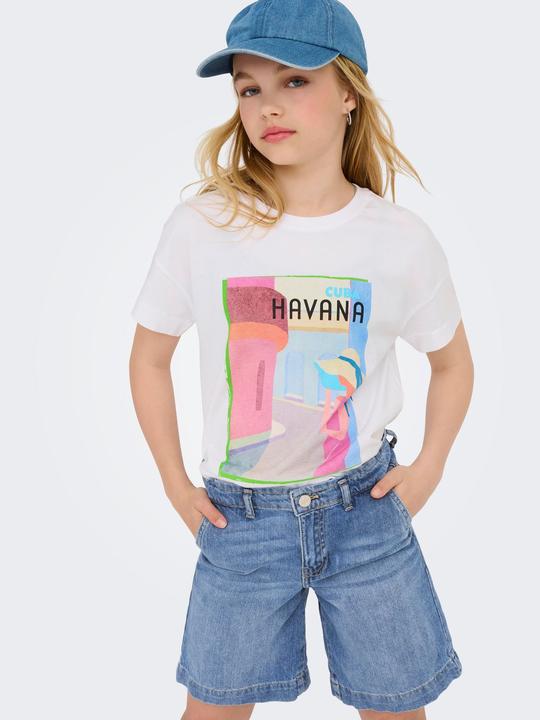 Actual product image Only Kogcomet Wide Long Shorts Dnm Dia Noos (134)