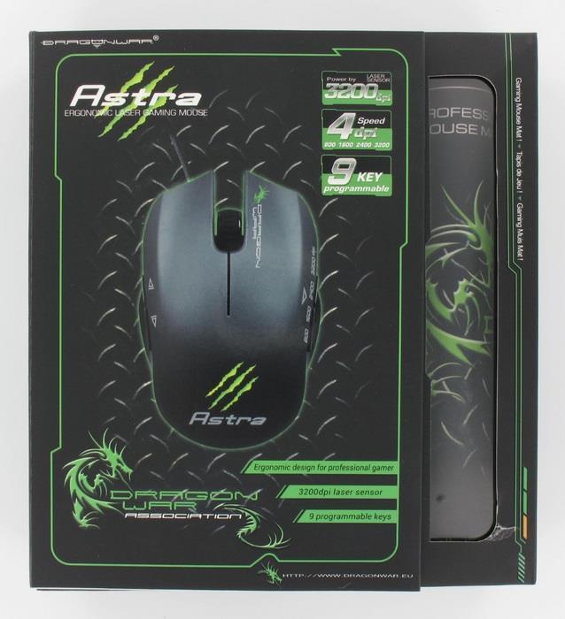 Image du produit Dragon War G2 Astra Gaming Mouse avec tapis de souris (Filaire)