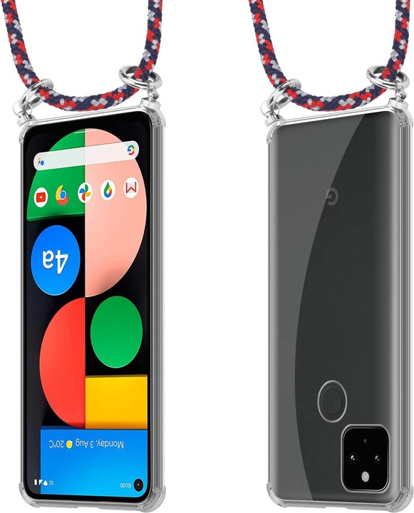 Produktbild Cadorabo TPU Handy Kette SILBER Cover