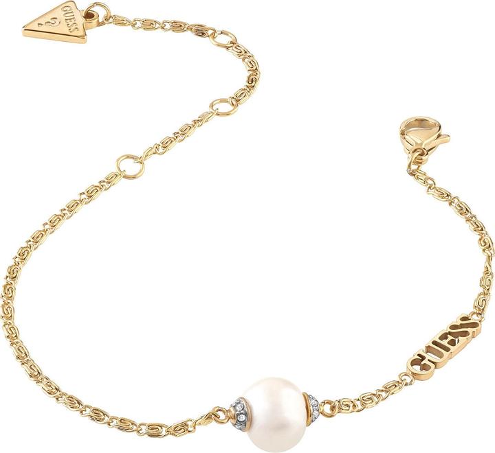 Produktbild Guess Lovely Gold Plated Bracelet with Pearl Underwater Love JUBB02269JWYG - Dimension: 14.5 - (14.60 cm, Edelstahl)