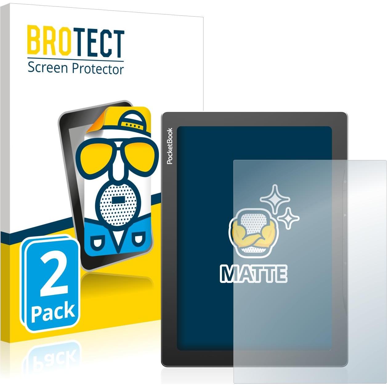 BROTECT Entspiegelungs-Schutzfolie Displayschutz Matt (InkPad Lite), eReader Zubehör, Grau