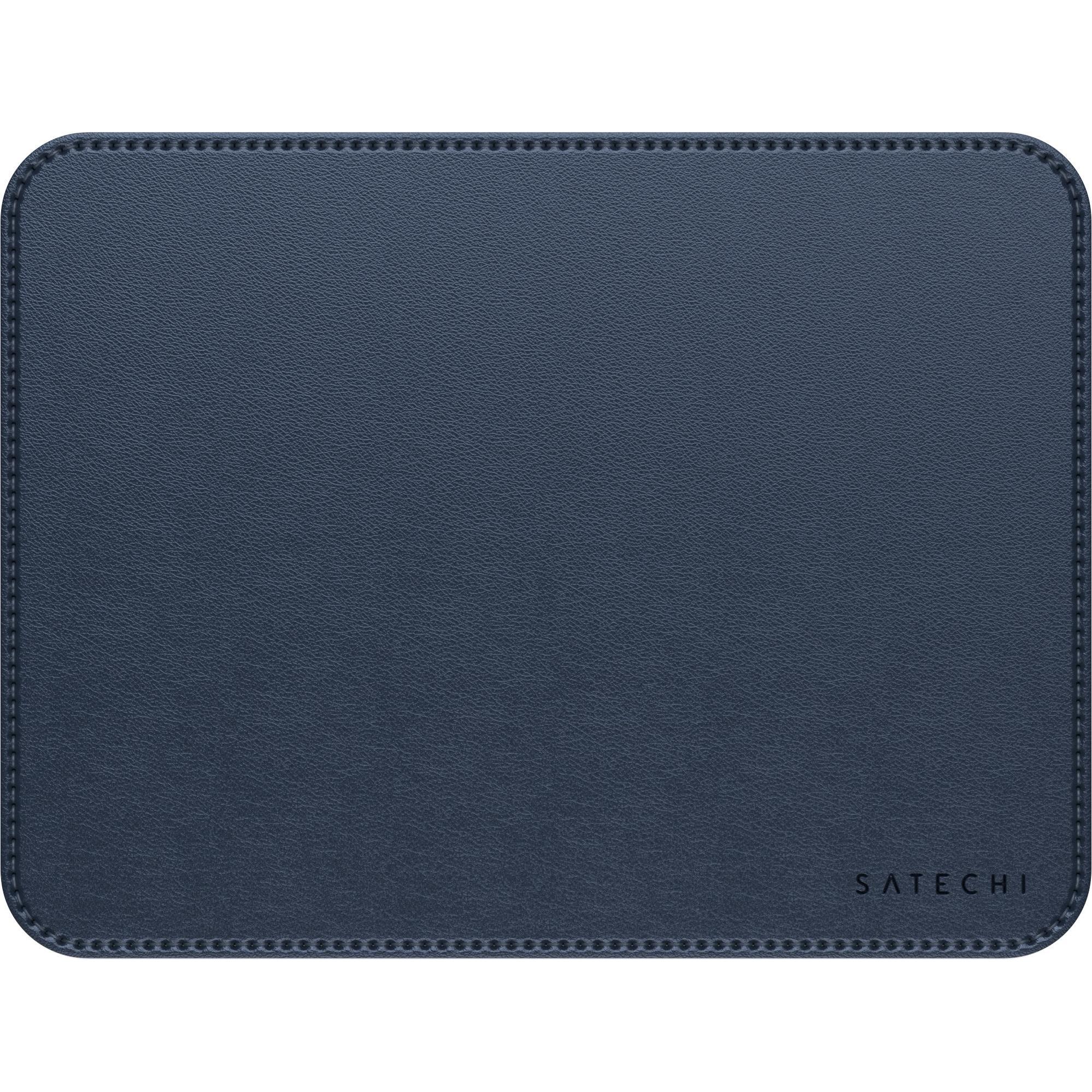Satechi Vegan-Leather Premium Mouse Pad Blue, Mausmatte, Blau