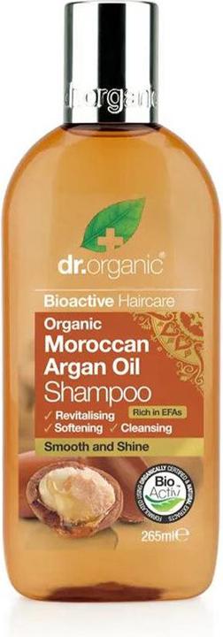 Actual product image Dr. Organic ARGÁN champú de aceite 265 ml (Liquid shampoo, 265 ml)