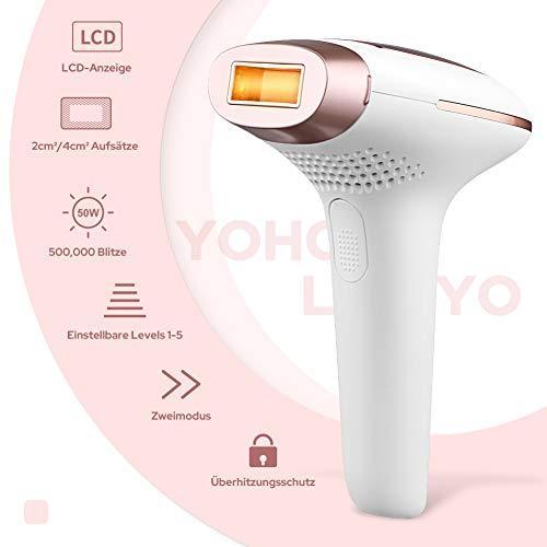 Actual product image Yohoolyo Hair removal device