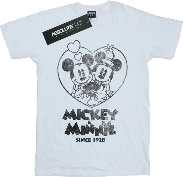 Immagine prodotto Disney Mickey And Minnie Mouse Since 1928 Maglietta Uomo (M)
