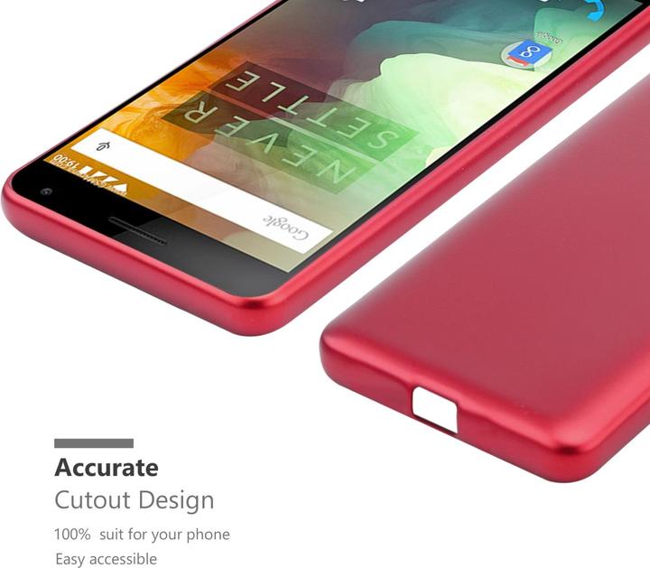 Image du produit Cadorabo Coque TPU Matt Metallic (OnePlus X)