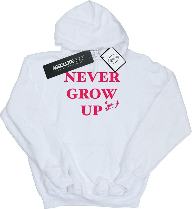 Immagine prodotto Disney Peter Pan Never Grow Up Felpa con Cappuccio Uomo (XXL)