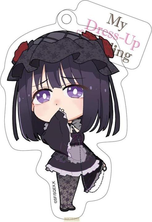 Produktbild Sakami My Dress-Up Darling Acryl Schlüsselanhänger Marin Shizuku Cosplay Chibi Style 8 cm