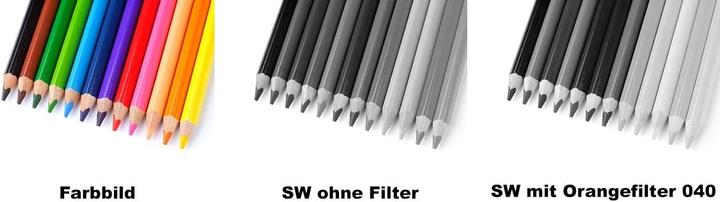 Produktbild B+W 040 Orange-Filter, 550, MRC/Basic 39mm (39 mm, Black Mist Filter)