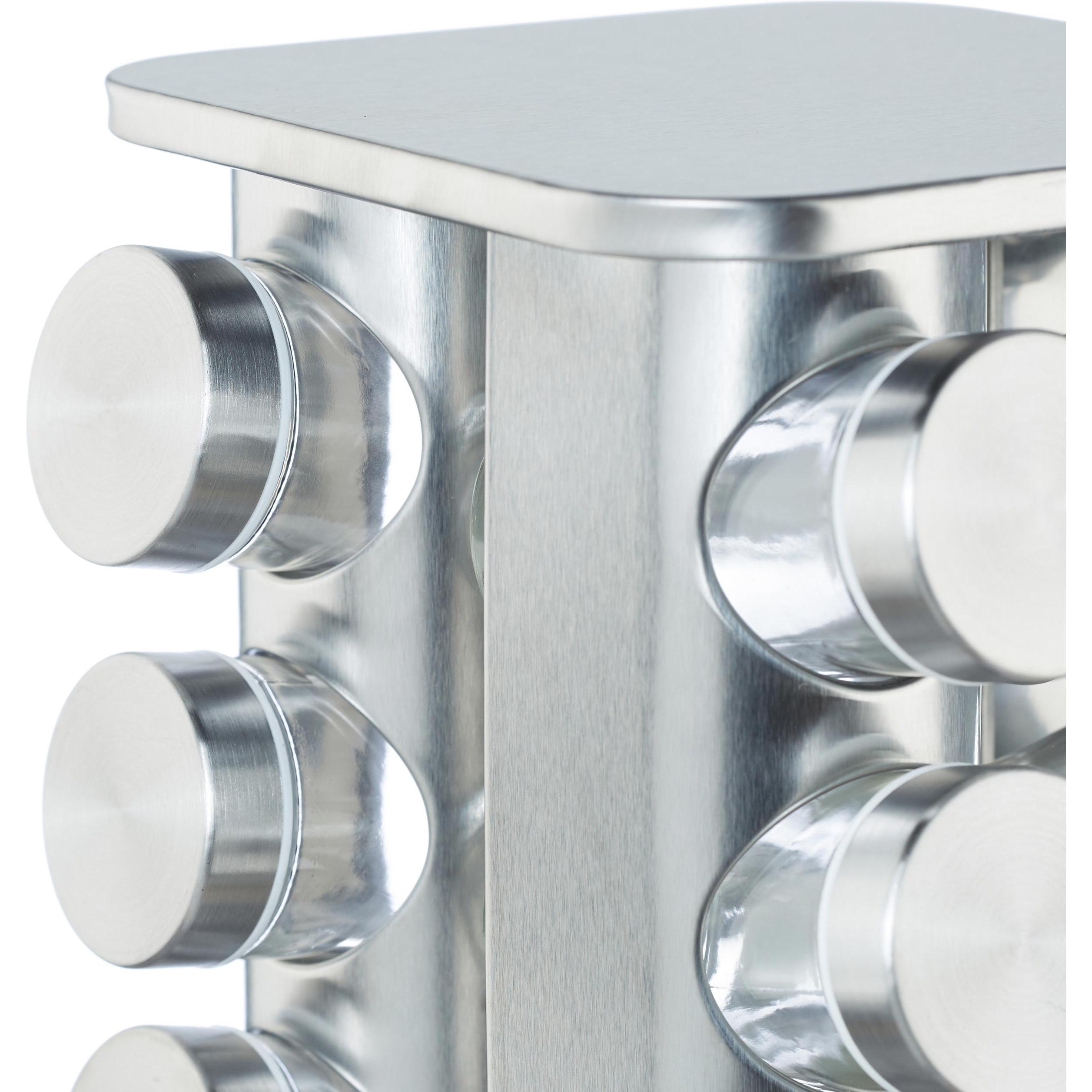 Thumbnail - Relaxdays Gewürzkarussell, Küchen Organizer, Silber