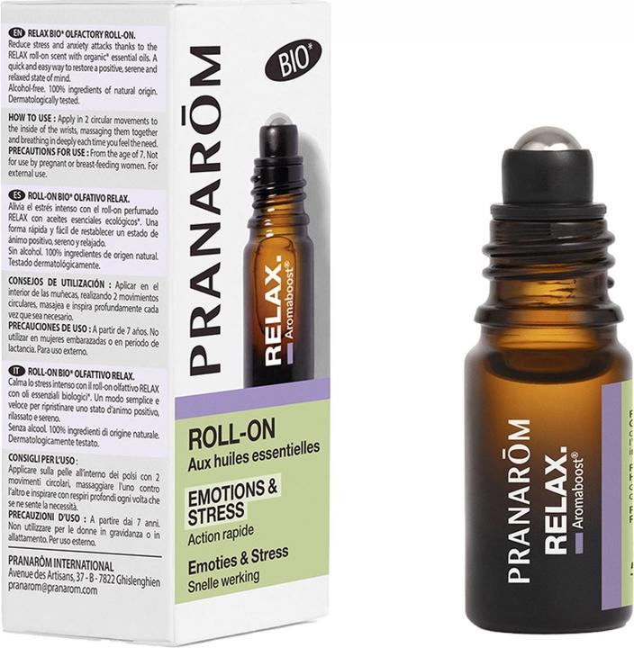 Produktbild Pranarom AROMABOOST - Roller Relax BIO