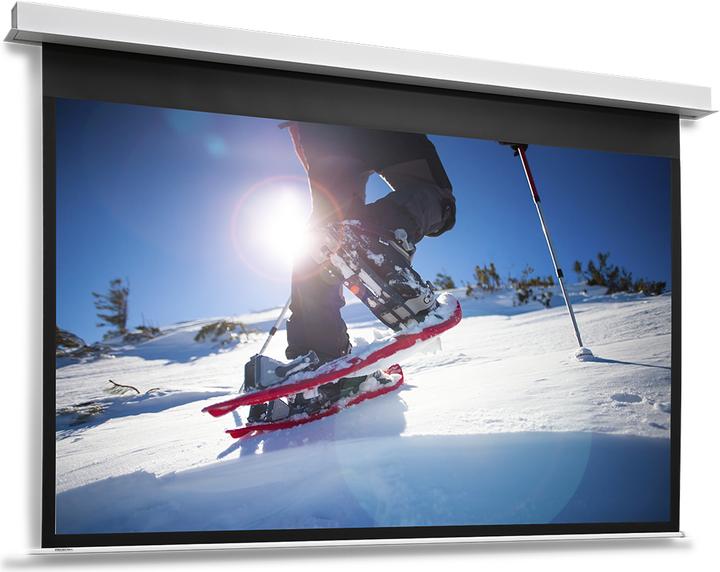Actual product image Projecta DescenderPro - Motorized - 2.87 m (113 inches) - 2.5 m - 141 cm - 16:9 - Matte White (113", 16:9)