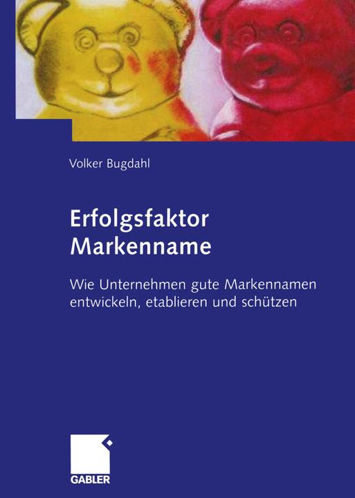 Produktbild Erfolgsfaktor Markenname (Deutsch, Volker Bugdahl, 2012)