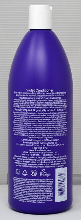 Actual product image Loma Violet Conditioner 33oz (977 ml)