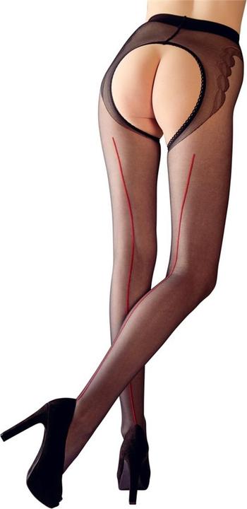 Produktbild Cottelli Collection Strumpfhose Ouvert, Mit Ziernaht (M)