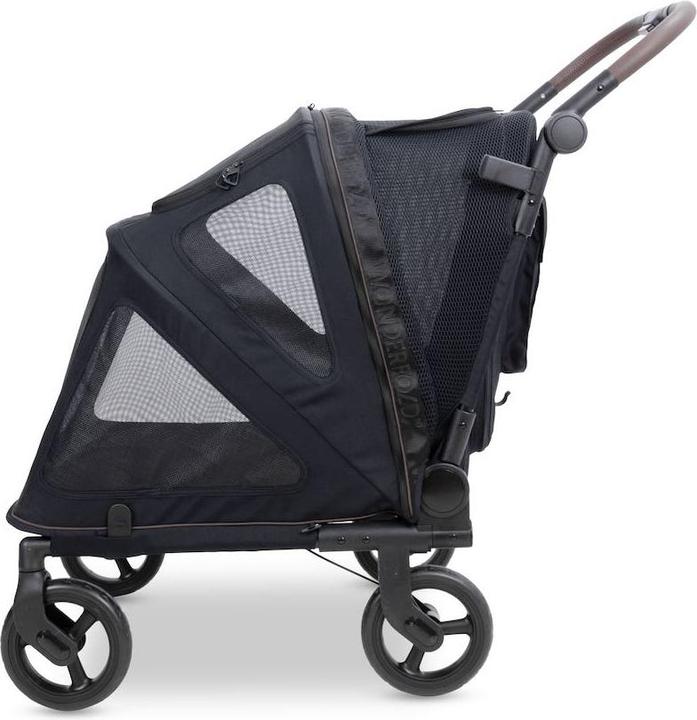 Produktbild WonderFold PFM Pet Medium Premium Hundebuggy - Farbe: Jet Black (Hund, Faltbar)