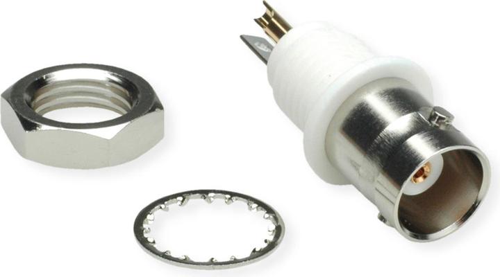 Immagine prodotto Telegärtner Jack BNC da pannello, isolato 50 Ohm, con flangia isolante bianca, Z01