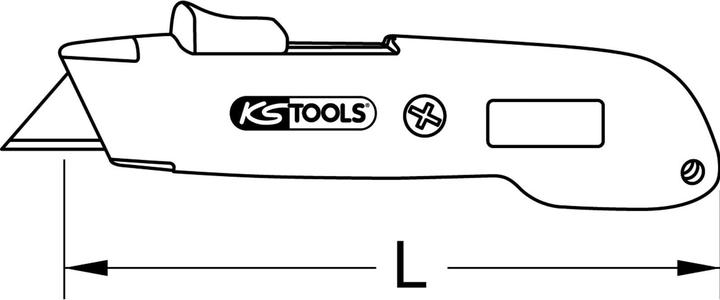 Produktbild KS Tools Profi-Sicherheits-Universal-Messer (Cutter)