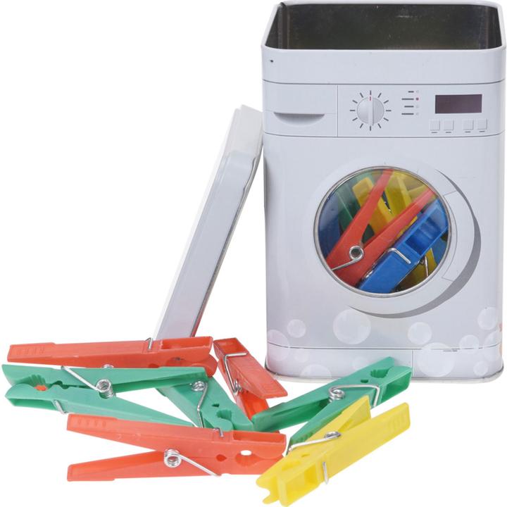 Image du produit Casativo Pinces à linge en boîte design, 24 pièces