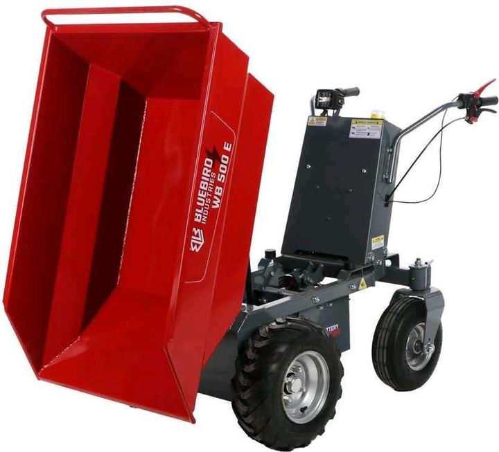 Actual product image Blue Bird WB 500E Battery wheelbarrow 48 V 32 Ah