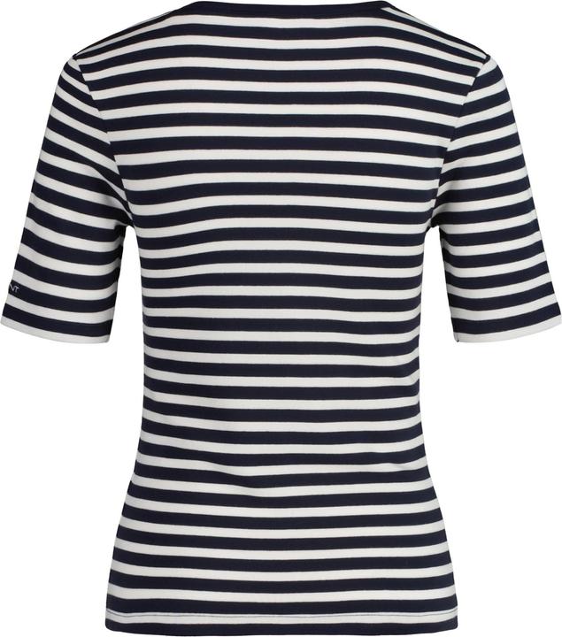 Produktbild GANT Slim Striped 1x1 Ribbed T-Shirt (L)