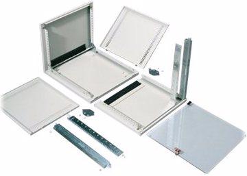 Produktbild Schäfer Shop SCHAFER NT Box Flat-Pack - Schrank - RAL 7035, Hellgraue Pulverbeschichtung, Ele (10.86 HE, 19 Zoll Rack)