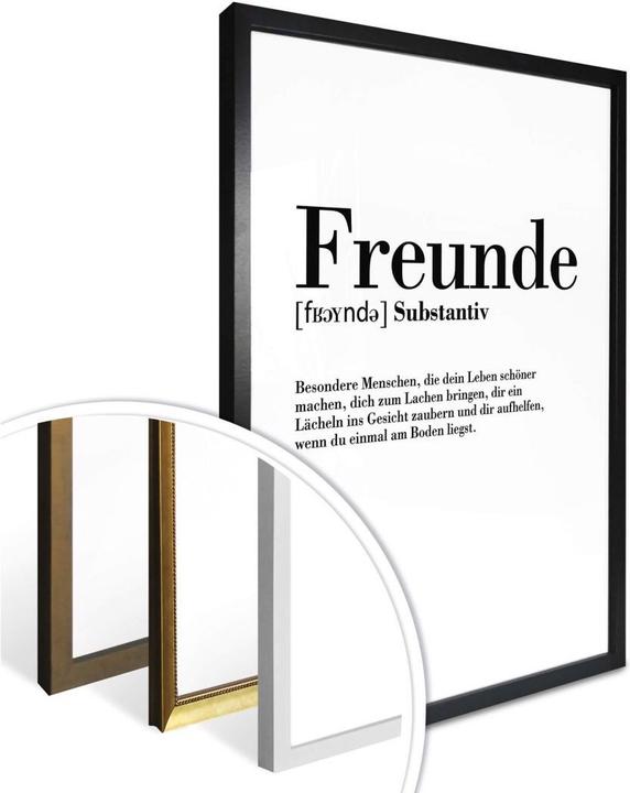 Image du produit Trenddeko Grammaire - Amis (40 x 30 cm)