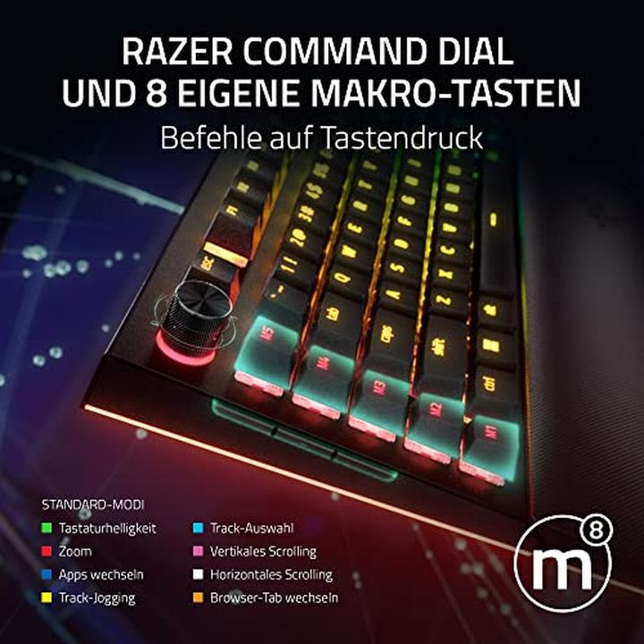 Actual product image Razer BlackWidow V4 Pro (DE, Cable)